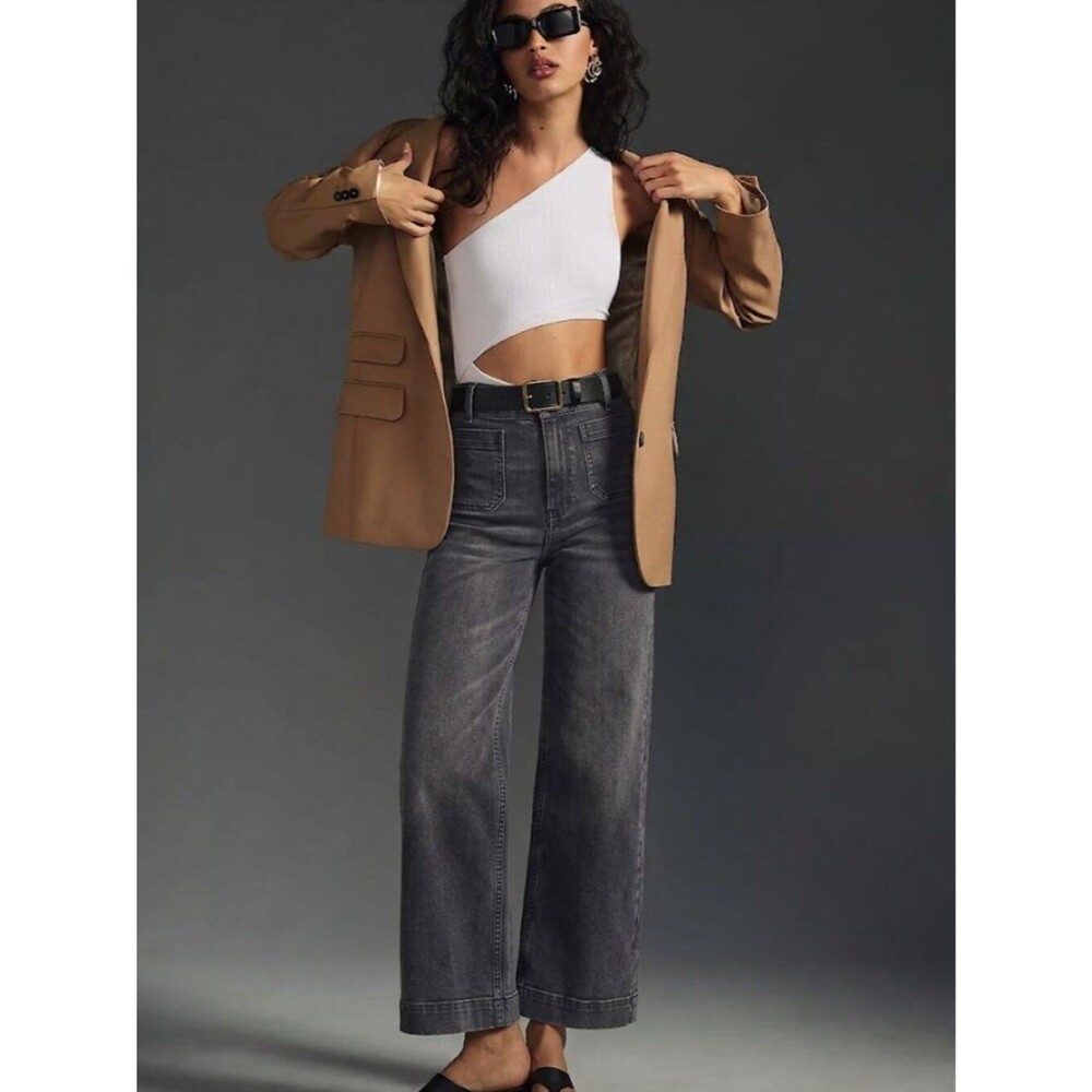Anthropologie Pilcro the Skipper Wide-Leg Jeans 28T